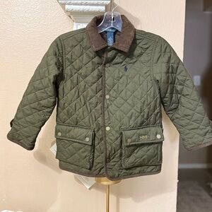 Polo by Ralph Lauren Green Quilted Kids Jacket